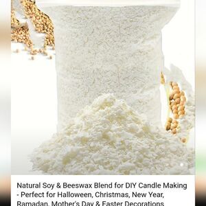 Natural Soy And Beeswax Blend For Diy Candle making